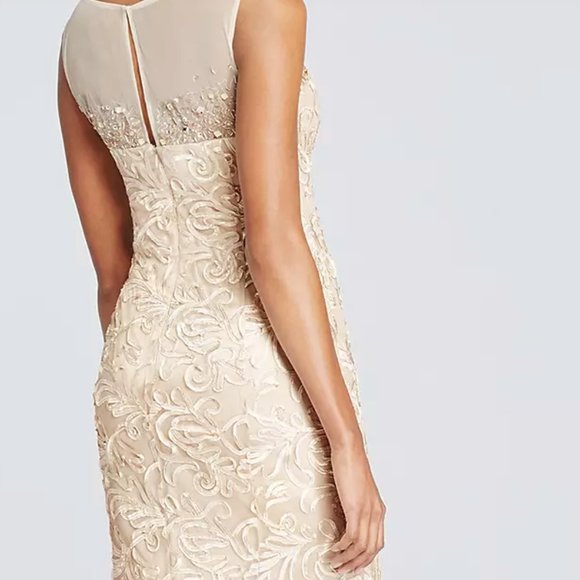 Sleeveless all-over Soutache Dress with Beads - Picture 7 of 10